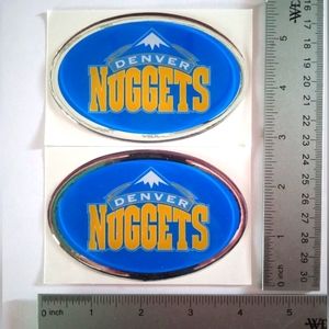 2 NBA AUTO EMBLEMS! DENVER NUGGETS